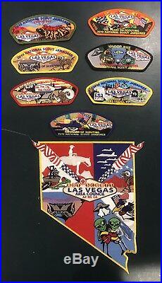 2010 National Boy Scout Jamboree Las Vegas Area Council Complete Patch Set
