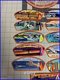 2010 Orange County National Scout Jamboree Patch Pin Set Wiatava Staff #004