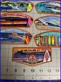 2010 Orange County National Scout Jamboree Patch Pin Set Wiatava Staff #004