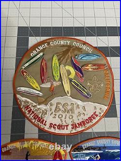 2010 Orange County National Scout Jamboree Patch Pin Set Wiatava Staff #004