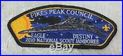 2010 jamboree Boy Scout patch Set RARE With DESTINY eagle Pikes Peak StarGate