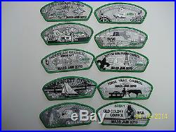 2013 Mass Jam Green Set Of All 10 Patches