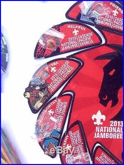 2013 National Jamboree Dark Horse Comic Patch Set Cascade Pacific Council NEW