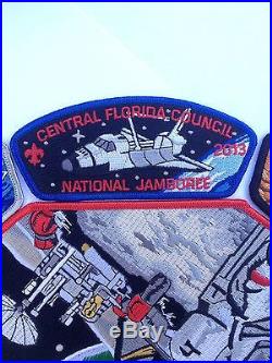 2013 National Jamboree NASA Patch Patches Set Central Florida Council NEW
