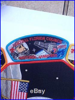 2013 National Jamboree NASA Patch Patches Set Central Florida Council NEW