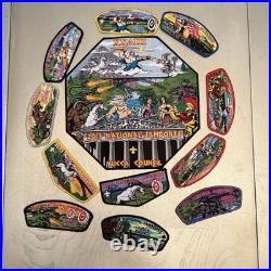 2013 National Scout Jamboree Yucca Council Greek Gods Set with Gila Lodge OA Flap