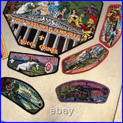 2013 National Scout Jamboree Yucca Council Greek Gods Set with Gila Lodge OA Flap