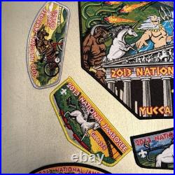 2013 National Scout Jamboree Yucca Council Greek Gods Set with Gila Lodge OA Flap