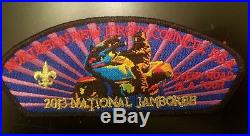 2013 New NNJ Boy Scout Jamboree Complete Patch Set WithBack, Pocket, Staff Patches