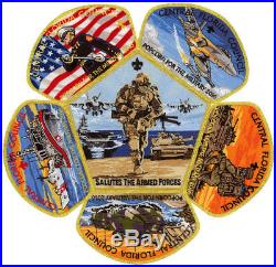 2016 Central Florida Council Military CSP Scout Patch Badge Set BSA Lot Jamboree