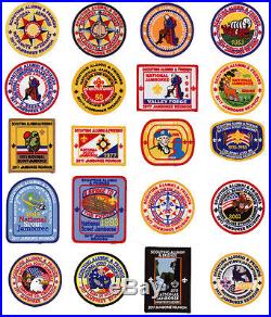 2017 Boy Scout Jamboree Reunion Patch Badge Set Lot BSA 1935 1937 1950 2010 2013