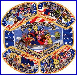2017 Boy Scout Jamboree Washington Crossing Council Sesame Street Patch Set Lot