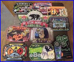 2017 Boy Scout National Jamboree Patch of the Day Set Lot BSA Summit Badge-MINT