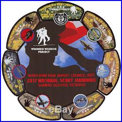 2017 Jamboree Northern New Jersey Council Patch Set Lenapehoking Lodge OA Flap
