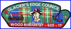 2017 Wood Badge CSP Glacier's Edge Council Patch Wisconsin Boy Scouts BSA WI