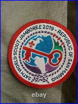 2019 24th World Scout Jamboree San Marino delegation patch
