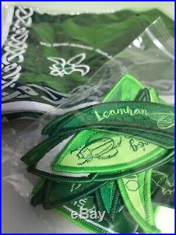 2019 World Scout Jamboree Ireland Contingent Neckerchief and Badge Patch Set