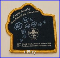 2019 world scout jamboree 2011 WSJ Gold border patch rare