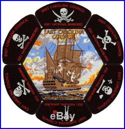 2021 National Jamboree East Carolina Council JSP CSP Pirate Patch Badge Set Lot