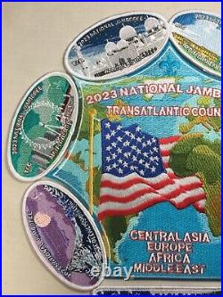 2023 Transatlantic Council Black Eagle 482 Jamboree Set White BSA Patch