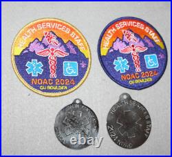 2024 Noac Health Service Staff Patch, Trader, With Both Medallions As A Lot