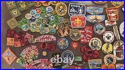 250+ Vintage Boy Scout Estate Collectible Lot Eagle, OOTA, Merit Badges, Patches