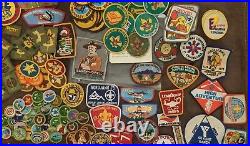 250+ Vintage Boy Scout Estate Collectible Lot Eagle, OOTA, Merit Badges, Patches