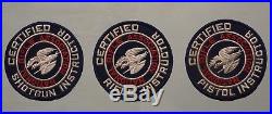 3 NewithVintage NRA 4 Patches CERTIFIED INSTRUCTOR RIFLE, PISTOL & SHOTGUN