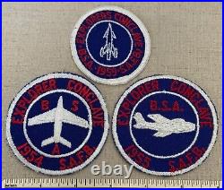 3 Vintage 1950s SAFB SHEPPARD AIR FORCE BASE Boy Scout Explorer Conclave PATCHES