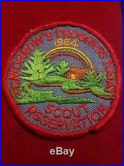3pc Lot Vintage BSA Boy Scouts Order of the Arrow Patches FELT 1948 1954 Croatan