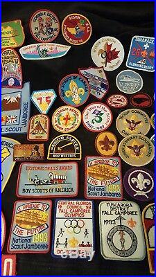 43 Vintage Boy Scout Patches Jamboree Camporee Catholic Tamarack Florida Alaska