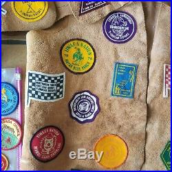 50+ Boyscout WWW OA Order of the Arrow & YMCA BSA patches & Pins 3 Vests