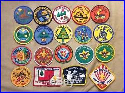 53 Vintage Boy/cub Scout Patches 1970s-1980s Lot Collection