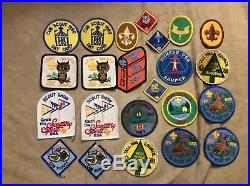 53 Vintage Boy/cub Scout Patches 1970s-1980s Lot Collection
