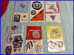 6 Lots Vintage Boy Scouts Order Of The Arrow Bsa Oa Noac Patche Neckerchief Etc