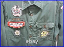 60's Original Bsa Shirt With 127 Tahquitz Flap Patch Tahquitz Order Of The Arrow
