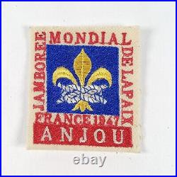6th World Scouts Jamboree 1947 Subcamp ANJOU Patch