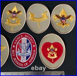 7 Oversized BOY SCOUTS OF AMERICA Large Rank Jacket PATCHES BSA Tenderfoot Eagle