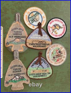 7 PHILMONT SCOUT RANCH Boy Scouts of America Souvenir PATCHES BSA Cimarron, NM