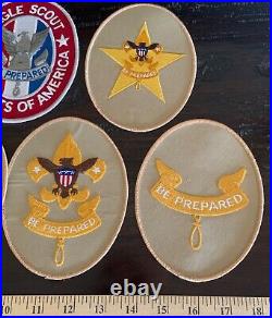 7 VTG Oversized BOY SCOUTS OF AMERICA Large Jacket PATCHES BSA Tenderfoot Eagle