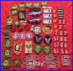 76 Boy Scouts Misc Patches Natl Jamboree Colorado Springs Valley Forge 1964