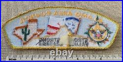 ALAMO AREA COUNCIL Boy Scout Shoulder Strip PATCH CSP Uniform Texas GMY Border