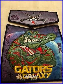 Aal-Pa-Tah Lodge 237 Gators of the Galaxy NOAC 2018 OA Flap Patch Set Lot BSA