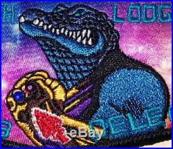 Aal-pa-tah Oa Lodge 237 Bsa Gulf Coast 2018 Noac 10-patch Gators Of The Galaxy