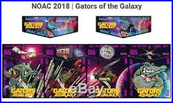 Aal-pa-tah Oa Lodge 237 Bsa Gulf Coast 2018 Noac 10-patch Gators Of The Galaxy
