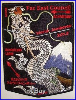 Achpateuny Oa 498 803 Far East Flap 2015 Jamboree 2-patch Smy Dragon Delegate