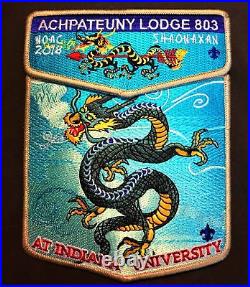 Achpateuny Oa Lodge 498 803 Bsa Far East Japan Noac 2018 19-patch Set 50 Made