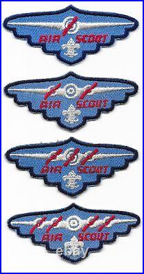 Air Scout Rank Patch Set 1942-1946 Apprentice Ace Boy Scouts of America BSA