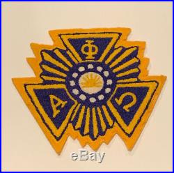 Alpha Phi Omega A Chenille Patch