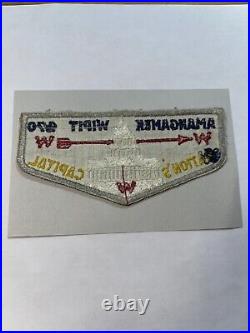 Amangamek Wipit 470 First Flap Order of the Arrow Boy Scout Patch NCAC F1 FF OA